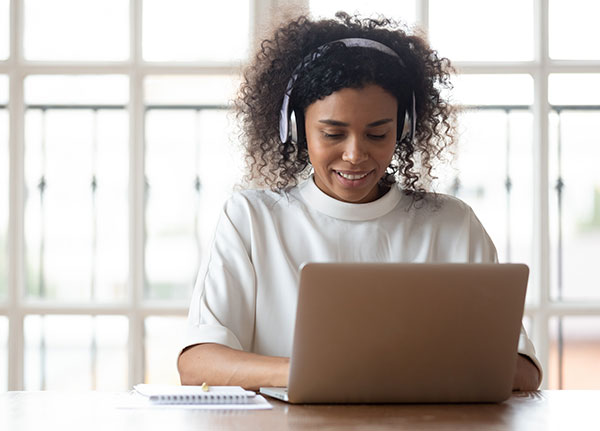 Woman on laptop